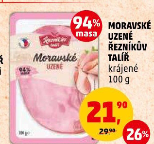 Moravské maso uzené Řezníkův talíř