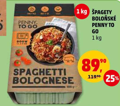 Špagety Penny To Go