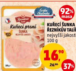 Šunka kuřecí nejvyšší jakosti Řezníkův talíř