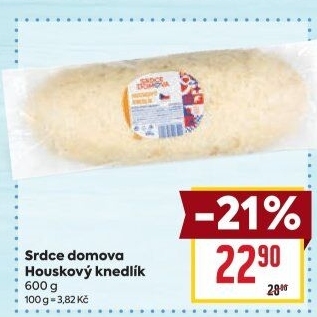 Knedlík houskový Srdce Domova