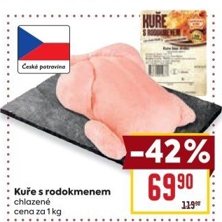 Kuře s rodokmenem Vodňanské kuře