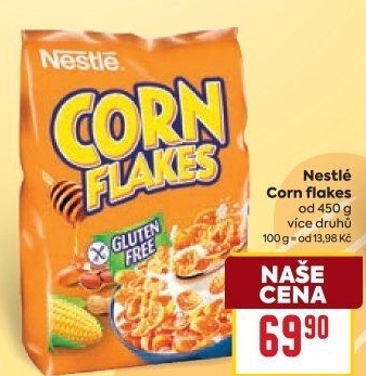 Lupínky kukuřičné Corn Flakes Nestlé