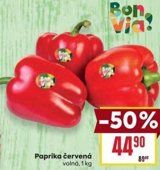 Paprika červená Billa Bonvia
