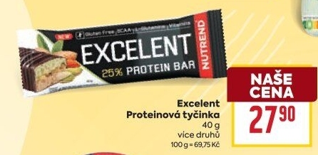 Proteinová tyčinka Excelent Nutrend