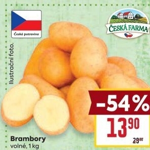 Brambory konzumní Česká farma