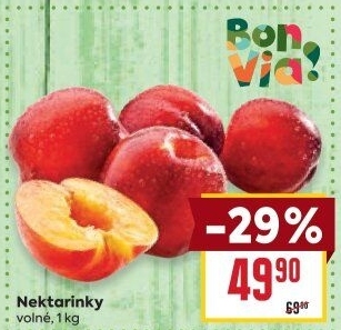 Nektarinky Billa Bonvia