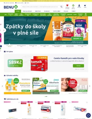 akční leták BENU Lékárna 28.8.2024-3.9.2024
