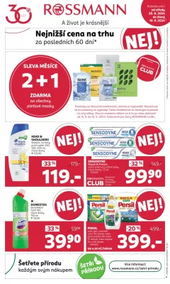 akční leták ROSSMANN drogerie 28.8.2024-10.9.2024