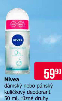 Deodorant kuličkový roll-on Nivea