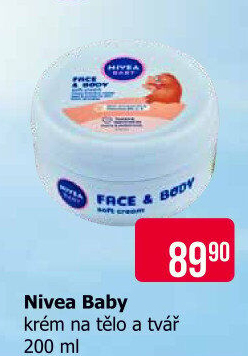 Krém hydratační na obličej a tělo dětský Baby Nivea