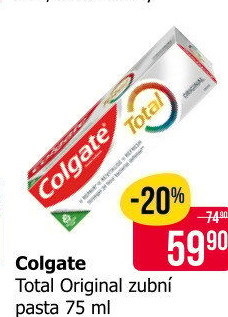 Pasta na zuby Total Colgate