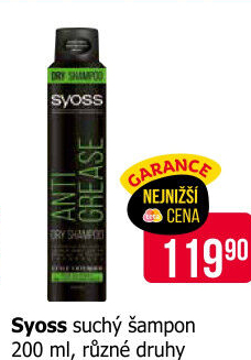 Šampon suchý Syoss