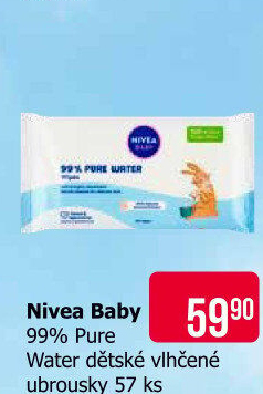 Vlhčené ubrousky dětské Nivea Baby