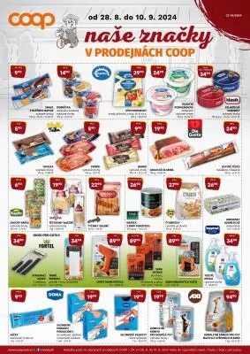 akční leták COOP 28.8.2024-10.9.2024