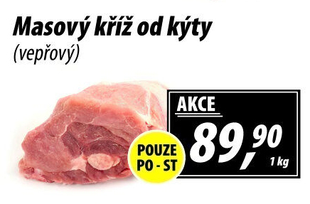 Masový kříž od kýty vepřový