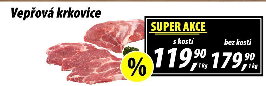 Vepřová krkovice bez kosti