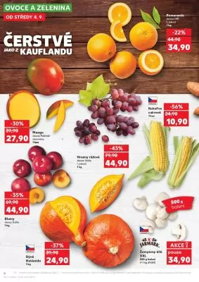 akční leták Kaufland 4.9.2024-10.9.2024