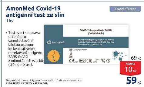Antigenní test Covid-19 AmonMed