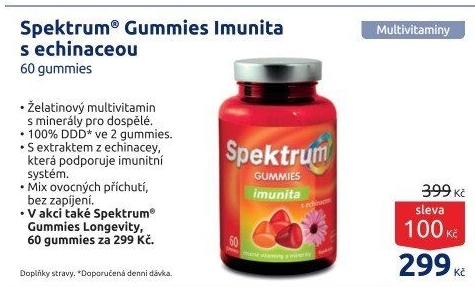 Doplněk stravy Gummies Imunita Spektrum Walmark