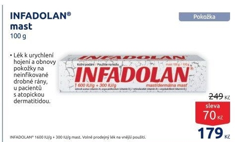 Mast na rány Infadolan