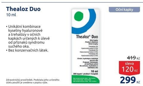 Oční kapky Thealoz Duo