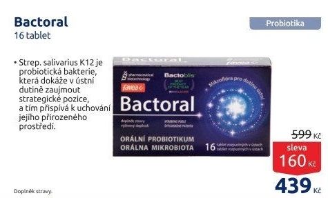 Probiotika orální Bactoral