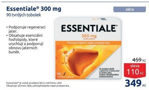 Tablety na onemocnění jater Essentiale