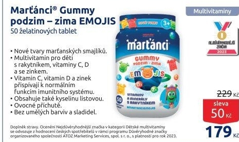 Vitamíny Gummy Marťánci