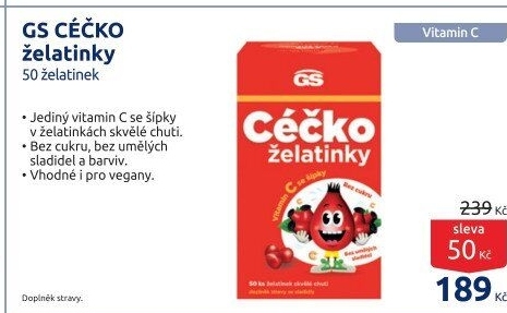 Želatinky Céčko GS