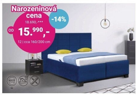 ČALOUNĚNÁ POSTEL „OLYMPIA“