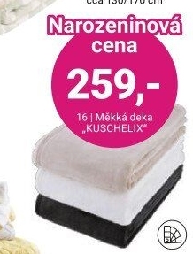 MĚKKÁ DEKA „KUSCHELIX“