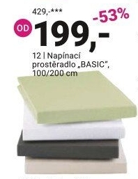 NAPÍNACÍ PROSTĚRADLO „BASIC“