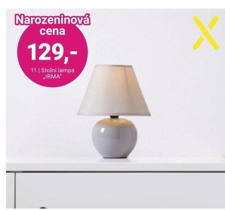 STOLNÍ LAMPA „IRMA“