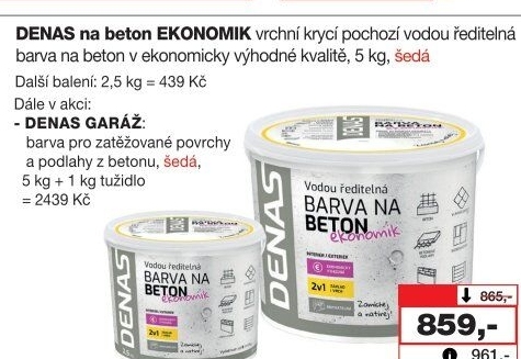 Barva na beton Ekonomik Denas