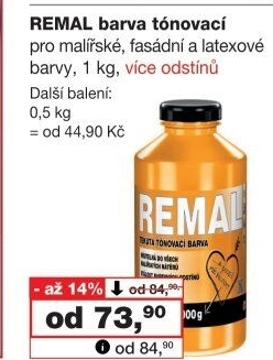 Tónovací barva Remal