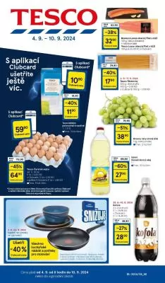 akční leták Tesco 4.9.2024-10.9.2024