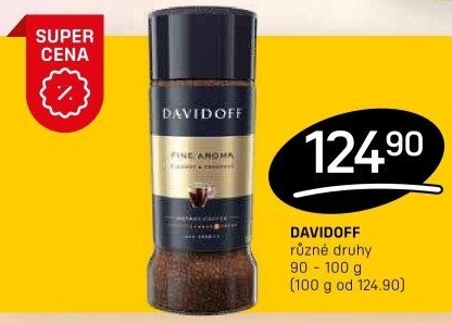 Instantní kávy Davidoff