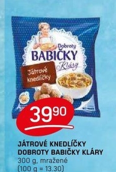 Knedlíčky játrové mražené Dobroty Babičky Kláry