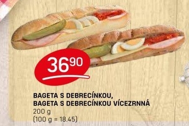 Obložená bageta