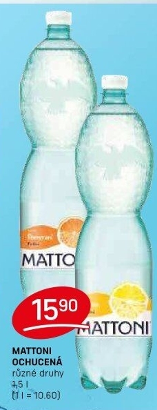 Ochucená voda Mattoni