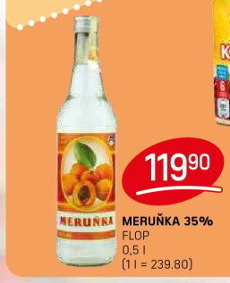 Pálenka Meruňka Flop