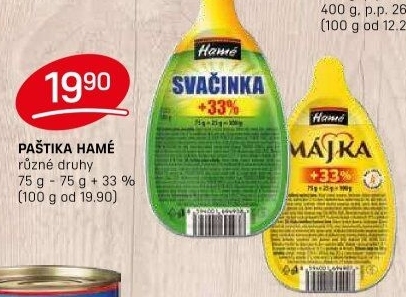 Paštiky Hamé