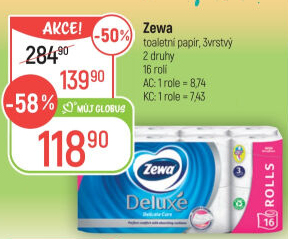 Toaletní papír 3vrstvý Deluxe Zewa