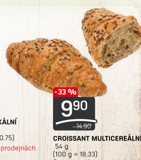Croissant multicereální