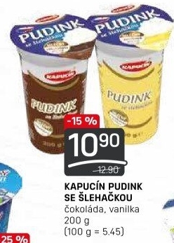 Dezert pudink Kapucín