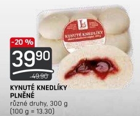 Kynuté knedlíky ovocné Lef