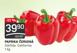 Paprika červená