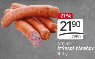 Párečky štýrské Steinex