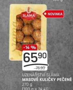 Pečené masové kuličky Sláma