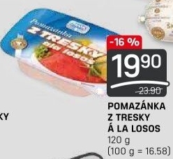 Pomazánka z tresky a la losos Rybex